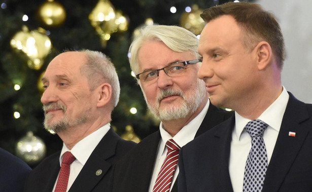 Antoni Macierewicz, Witold Waszczykowski i prezydent Andrzej Duda