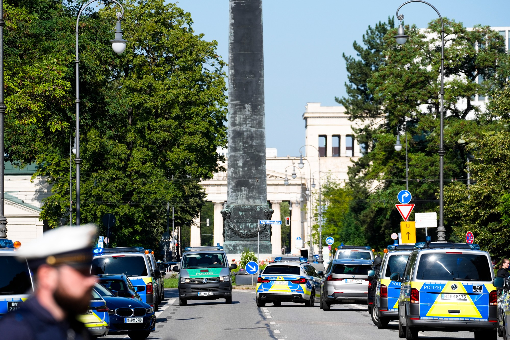 Policajný zásah po streľbe v Mníchove.