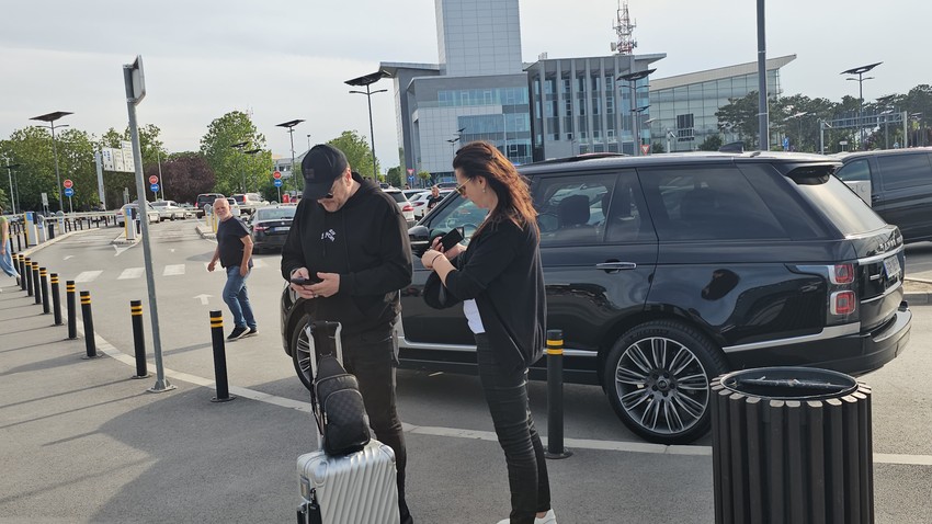 Aco Pejović sa ženom