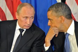 Barack Obama i Władimir Putin Obama Putin