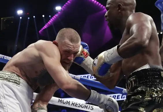 Floyd Mayweather pokonuje Conora McGregora przed czasem. Zobacz skrót pojedynku