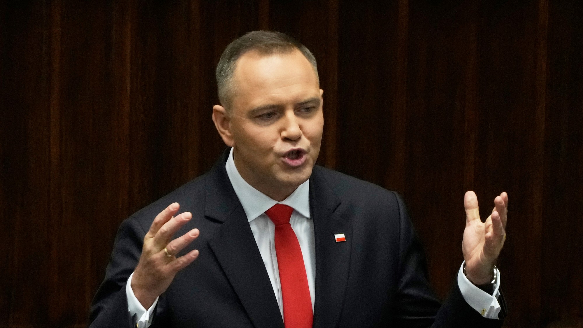 Nový poľský prezident Karol Nawrocki.