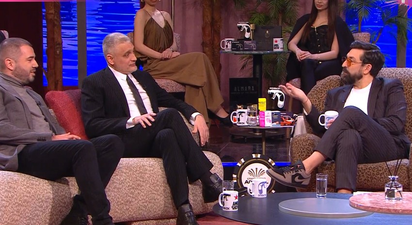 Čeda Jovanović i Aca Kos u emisiji  Amidži šou