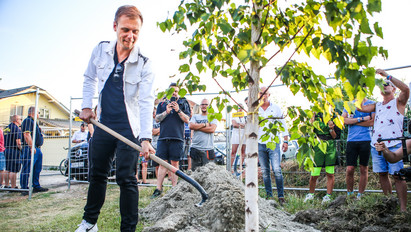 Befogták fát ültetni Zamárdiban Armin van Buurent
