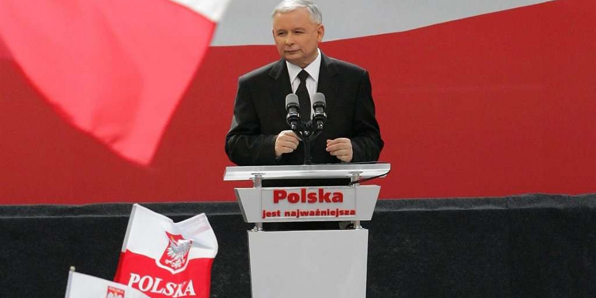 Jarosław Kaczyński żartuje ze swojego wzrostu