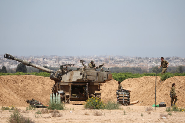 Izraelskie wojsko w pobliżu Strefy Gazy