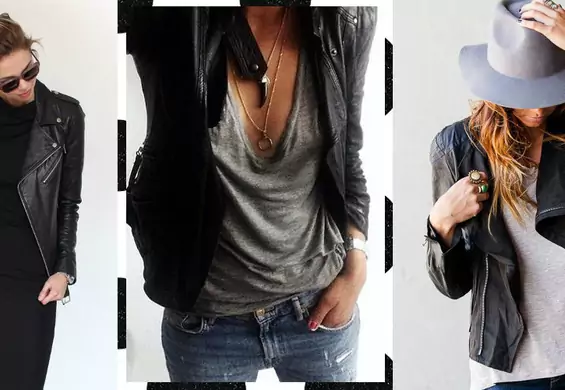 Czarne ramoneski damskie stale w modzie! Zobacz modele z kolekcji jesień/zima 2015
