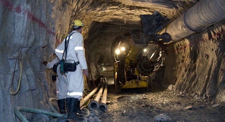 South African gold miners