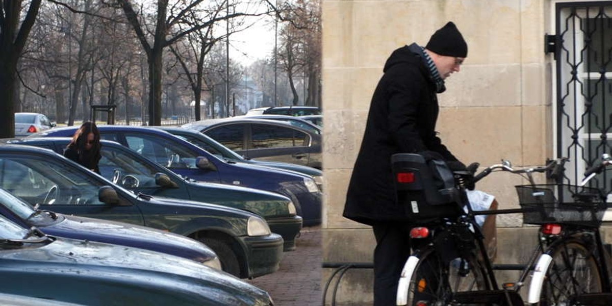 Tak urzędnik jedzie do pracy 