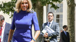 Brigitte Macron znów przykuła uwagę reporterów