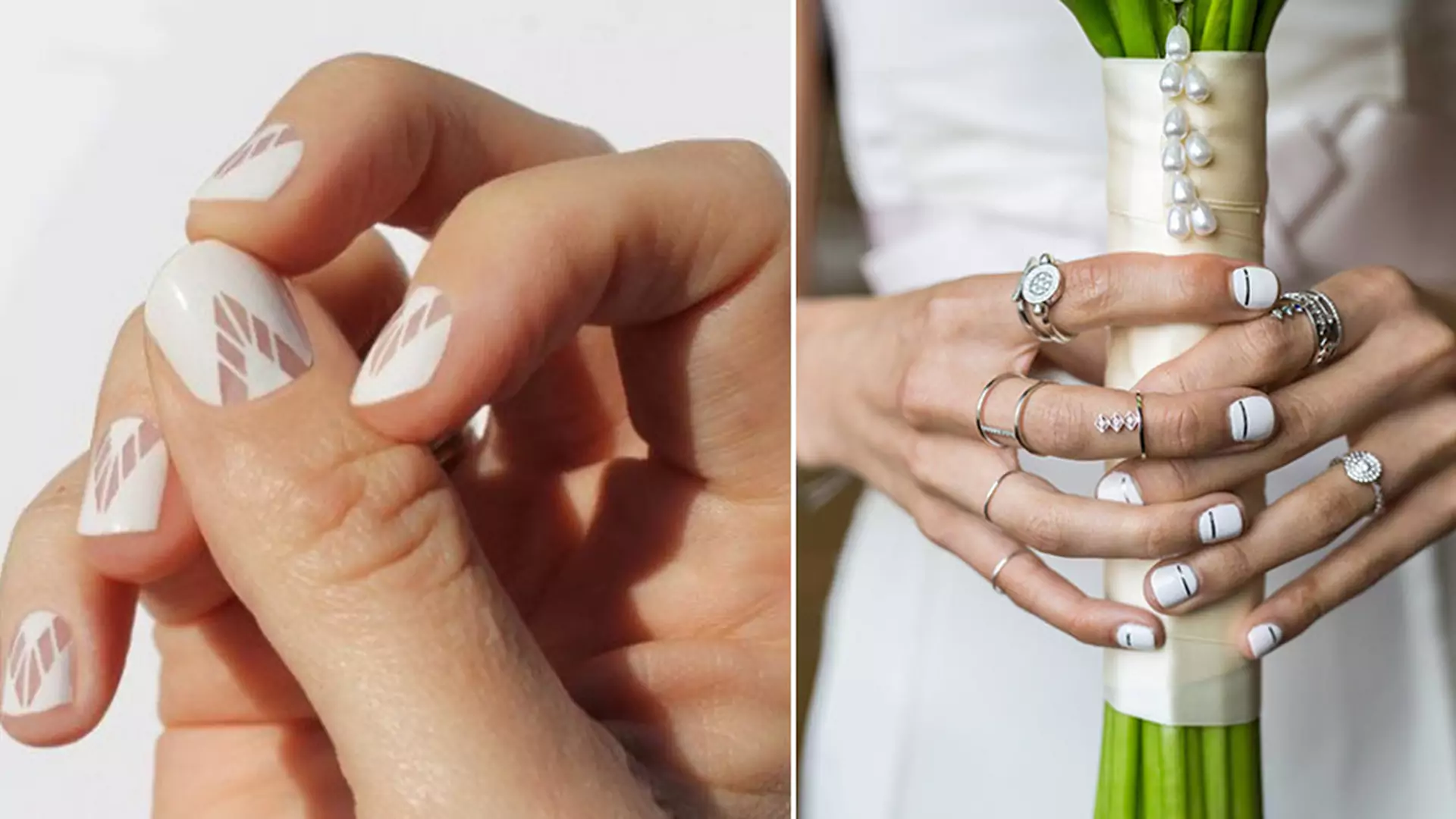 Manicure ślubny o wiele bardziej stylowy niż frencz: 10 lepszych pomysłów