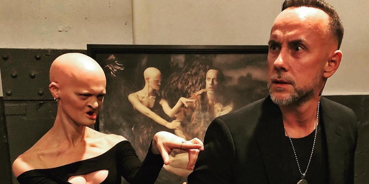 Nergal i Melanie Gaydos