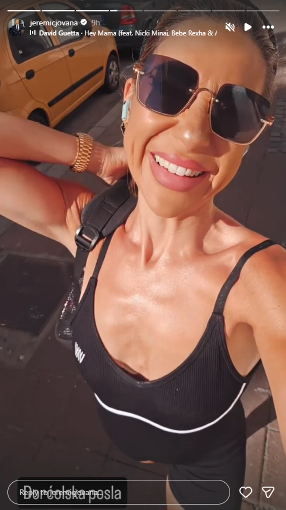 Jovana Jeremić, objava