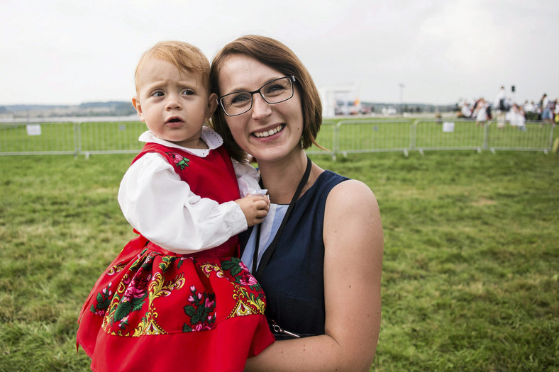 Barbara Kudasik z córką Olą