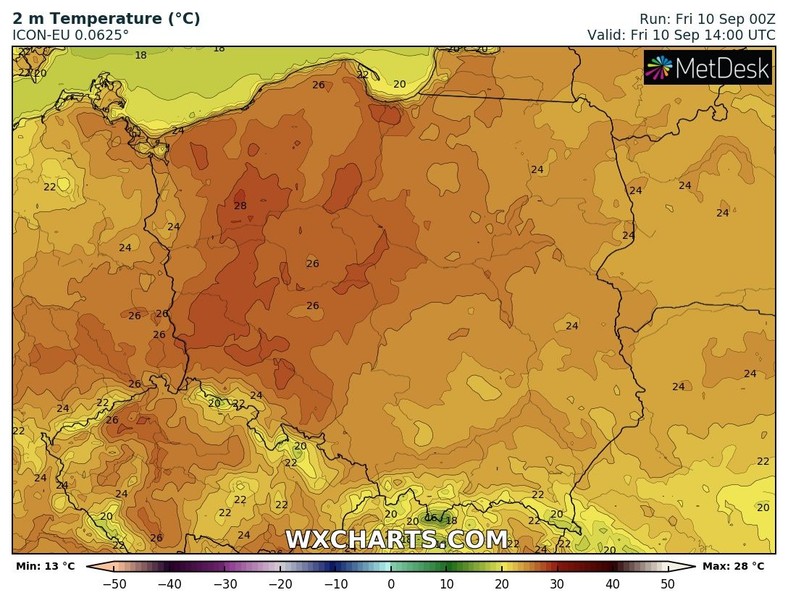 Temperatura wzrośnie nawet do 28 st. C