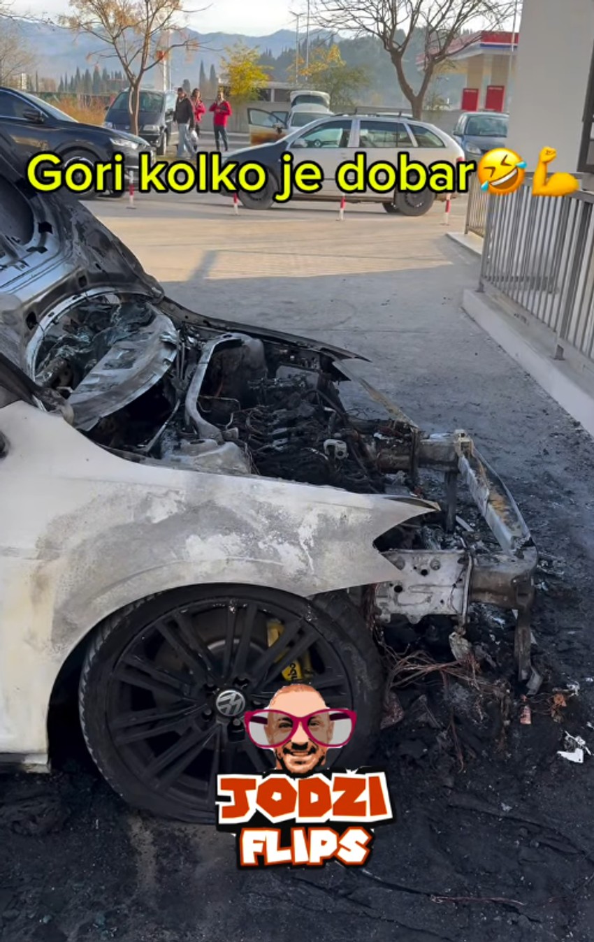 Zapaljen Jodžirov automobil