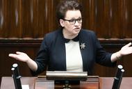 Minister edukacji narodowej Anna Zalewska, podczas posiedzenia Sejmu. Fot. Leszek Szymański/PAP