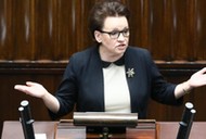 Minister edukacji narodowej Anna Zalewska, podczas posiedzenia Sejmu. Fot. Leszek Szymański/PAP