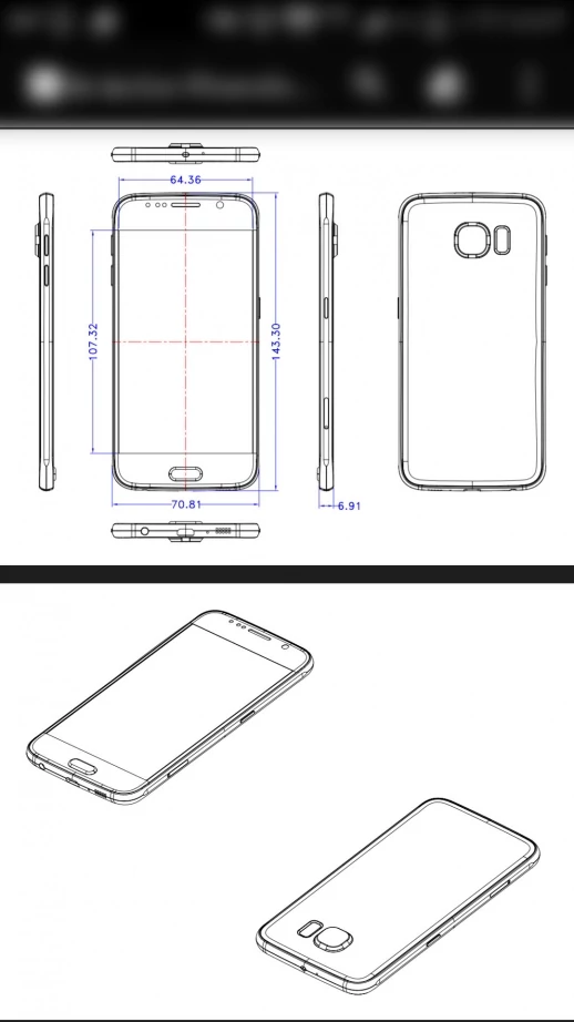 Galaxy S6 będzie miał takie wymiary?