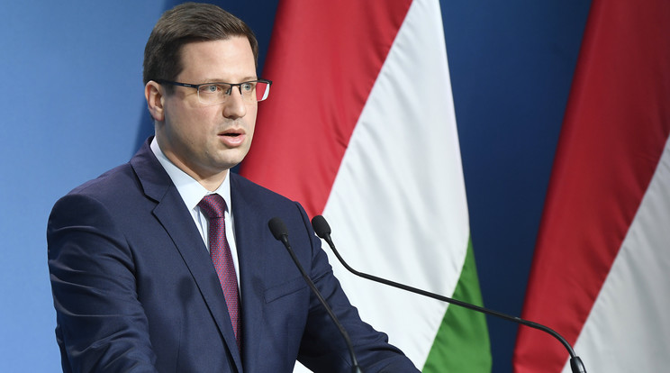 Gulyás Gergely Miniszterelnökséget vezető miniszter / Fotó: MTI/Koszticsák Szilárd