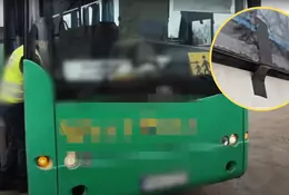 Ten autobus woził dzieci do szkoły. Gdy kontrolerzy zobaczyli jego szyby, zamarli