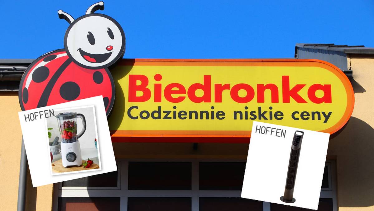 Nowa promocja na elektronikę w Biedronce - kupimy m.in. blender i  wentylator kolumnowy