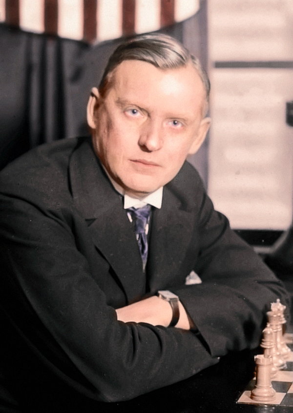 Aleksander Alechin około 1924 r.