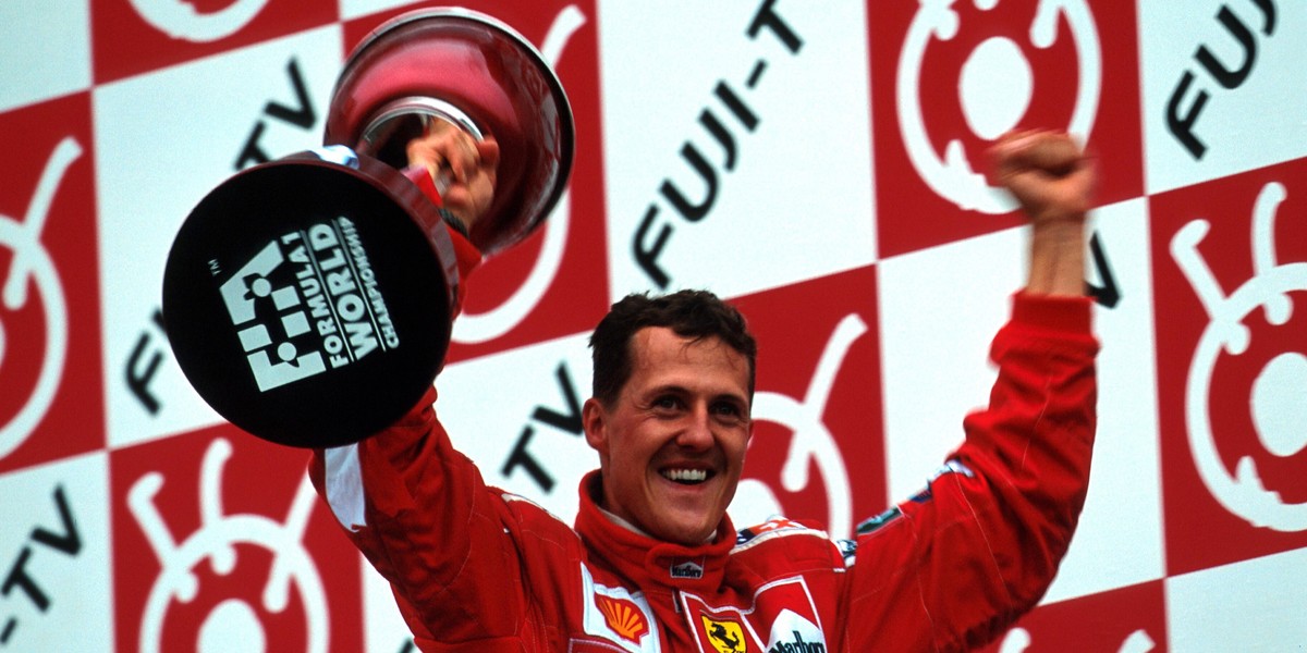 Michael Schumacher, gwiazda Formuły 1.