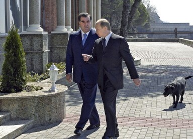 RUSSIA-TAJIKISTAN-PUTIN-RAKHMONOV