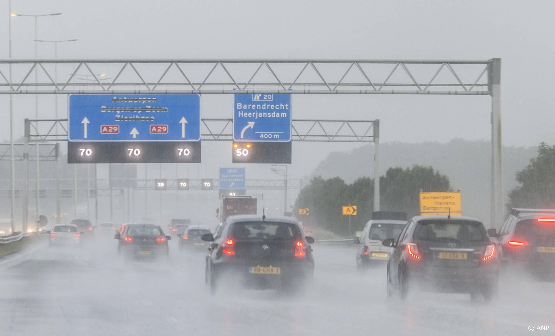 Code geel uitgebreid naar meer provincies door storm Amy