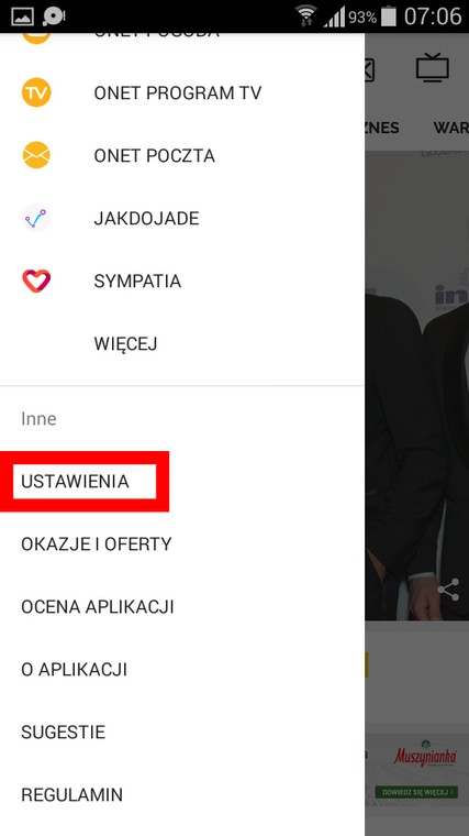 Ustawienia