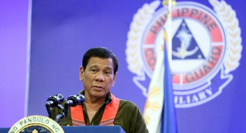 Philippine President Rodrigo Duterte said China's leaders threatened to go to war when he told them Manila planned to drill for oil in the disputed South China Sea