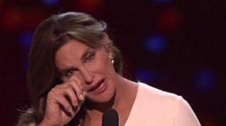 Könnyekben tört ki beszéde közben Caitlyn Jenner
