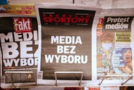 Protest mediów w Polsce - Media bez wyboru.