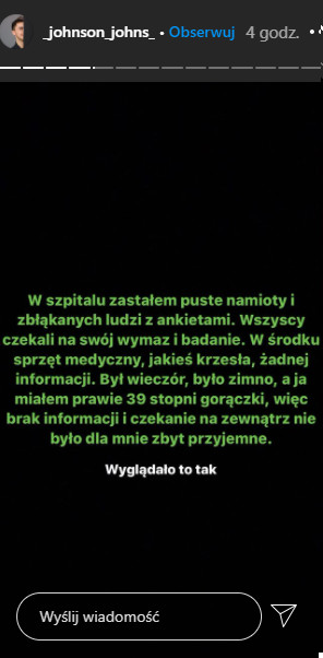 Jan Kietliński na Instagramie