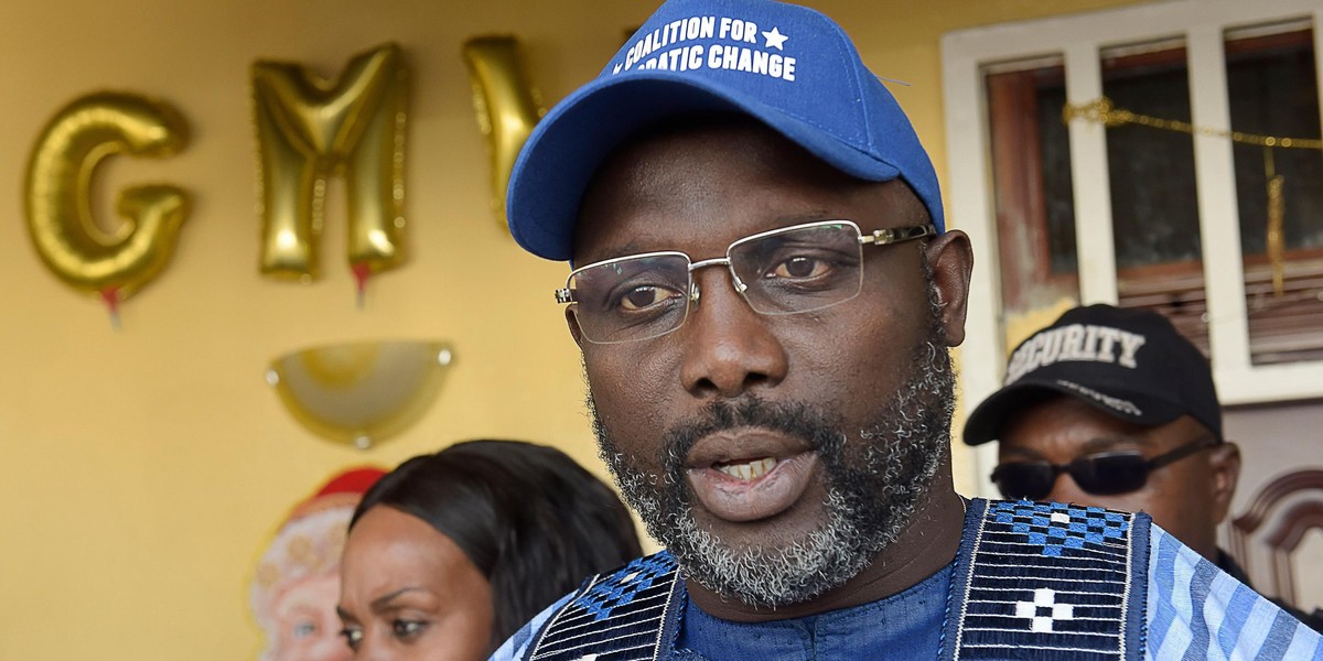 George Weah wybrany na prezydenta Liberii 