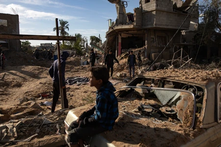 Kan Junis nakon izraelskog napada, Gaza, 25.10.2024.