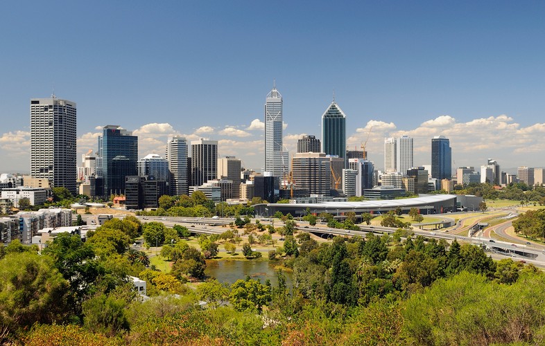 9. miejsce zajęło australijskie Perth z wynikiem 95,9.