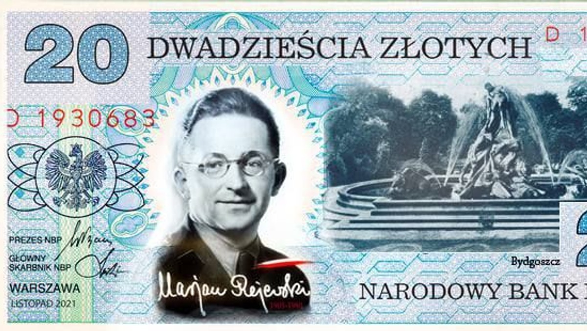 Prezydent Bydgoszczy Rafał Bruski z Platformy Obywatelskiej z przekąsem odniósł się do pomysłu umieszczenia twarzy Lecha Kaczyńskiego na banknocie 20-złotowym. Zaproponował, by zamiast tego widniał tam wizerunek jednego z najbardziej znanych bydgoszczan, Mariana Rejewskiego.