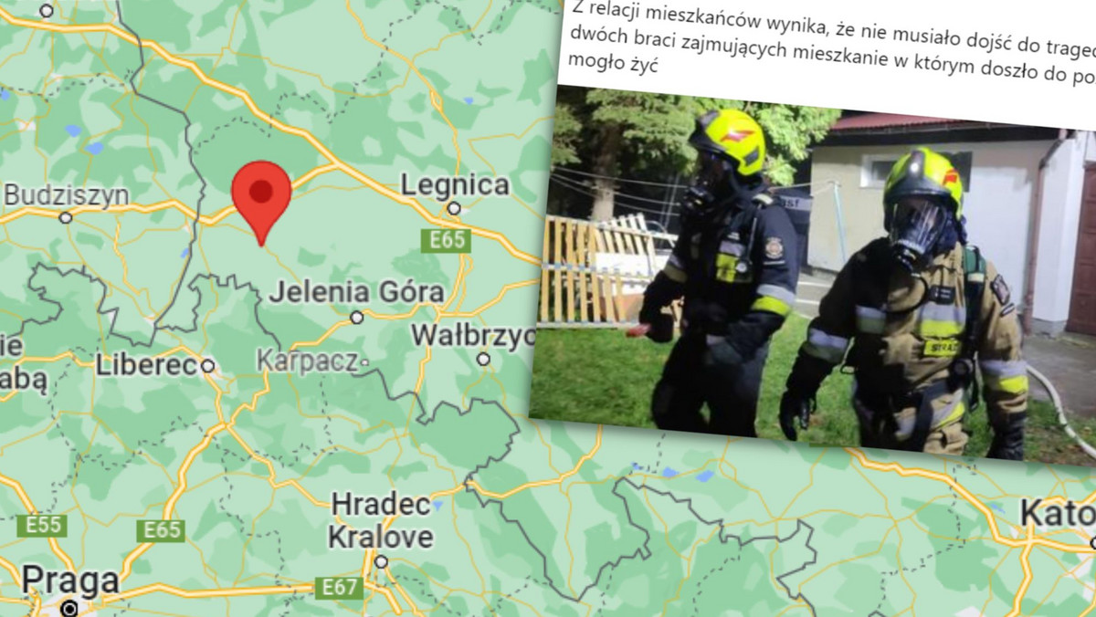 Dwie osoby zginęły w pożarze mieszkania socjalnego w Lubaniu na Dolnym Śląsku. Ogień wybuchł w nocy ze środy na czwartek. Straż ewakuowała z budynku 15 osób. Jak informuje portal eluban.pl, mężczyźni, którzy zginęli w pożarze to około 60-letni bracia.