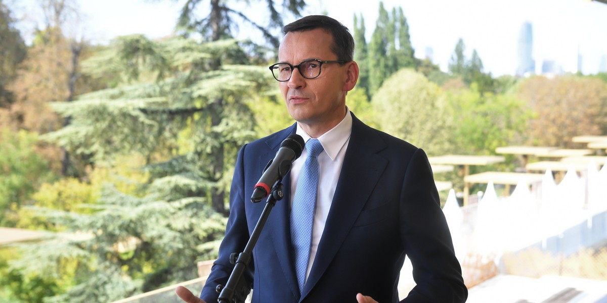 Premier Mateusz Morawiecki.