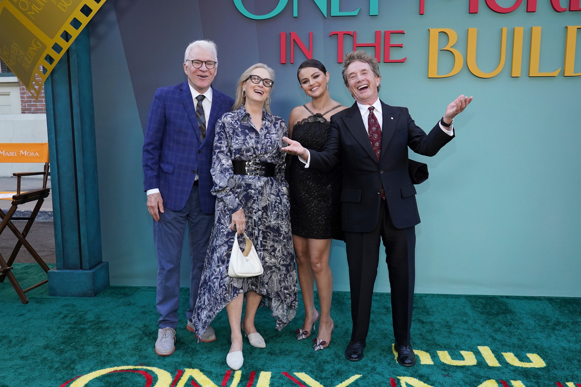 Herci Steve Martin, Meryl Streep, Selena Gomez a Martin Short.