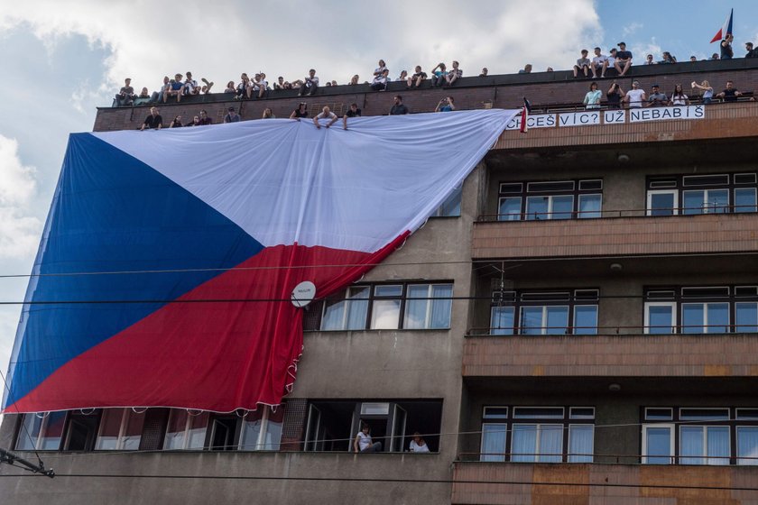 Ćwierć miliona Czechów wyszło na ulice