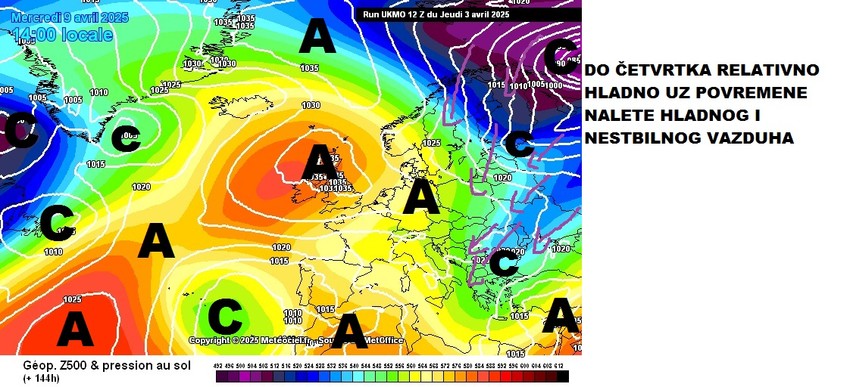 Do četvrtka relativno hladno