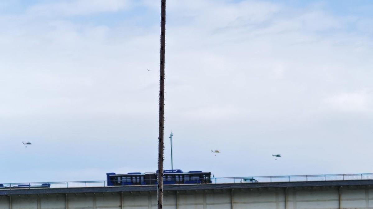 “Black hawk” helikopteri iznad Beograda, idu ka Deliblatskoj pesčari
