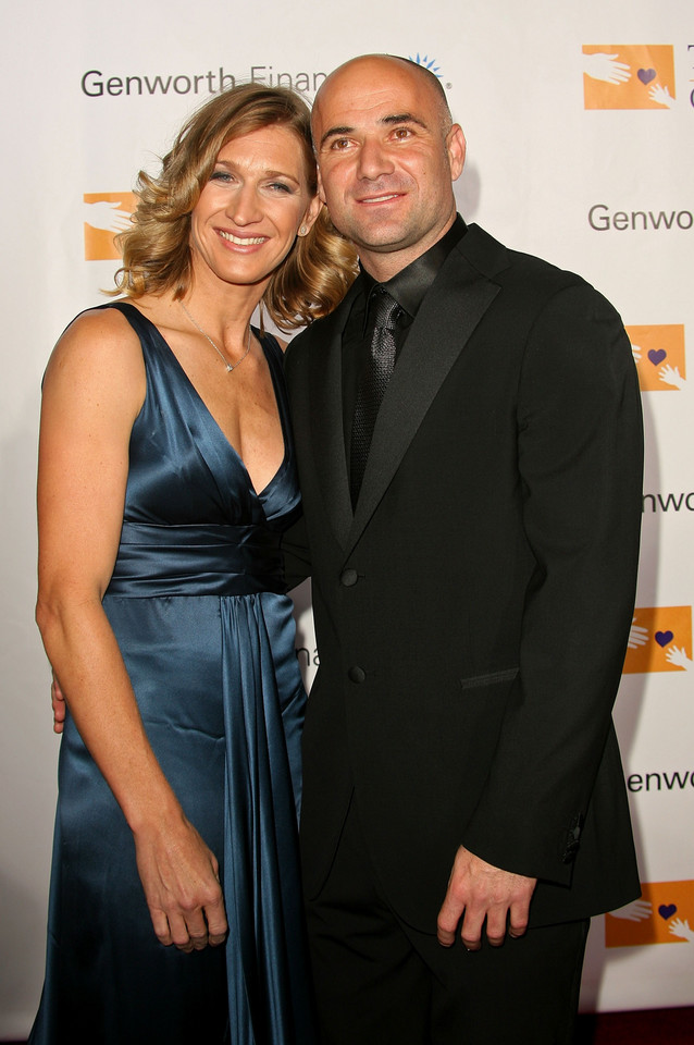 Steffi Graf i Andre Agassi w 2007 roku