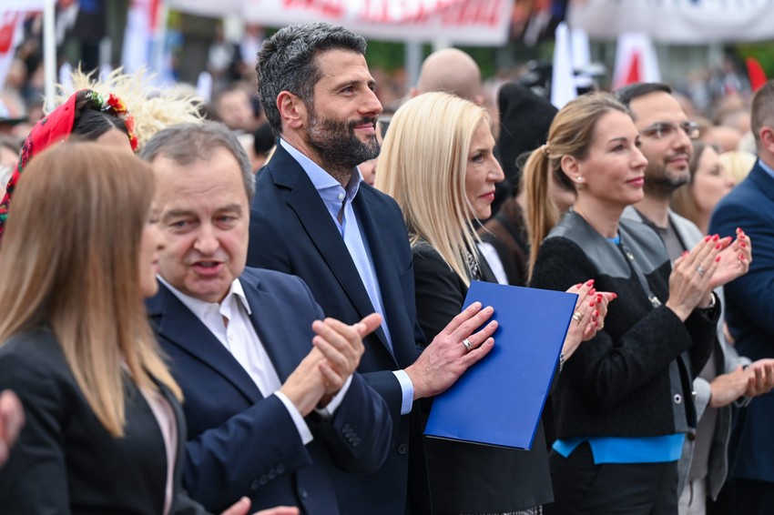 Miting koalicije "Aleksandar Vučić — Beograd sutra"