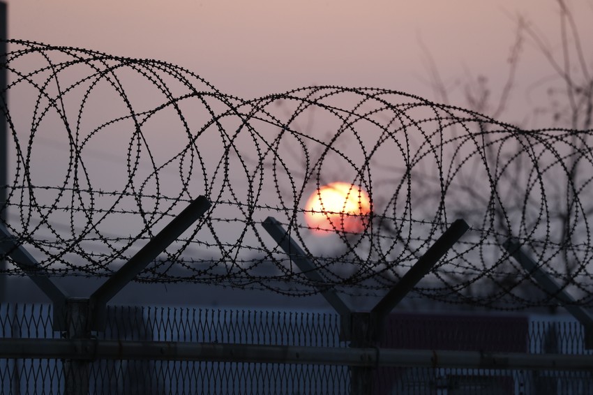 Granica dve Koreje blizu DMZ