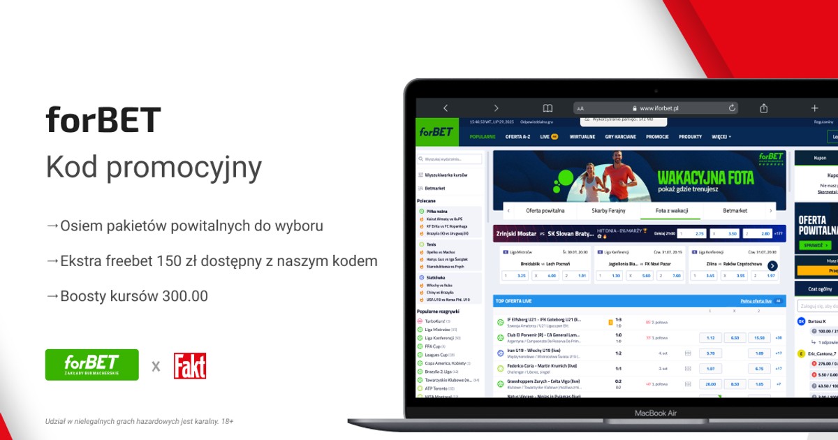Forbet kod promocyjny