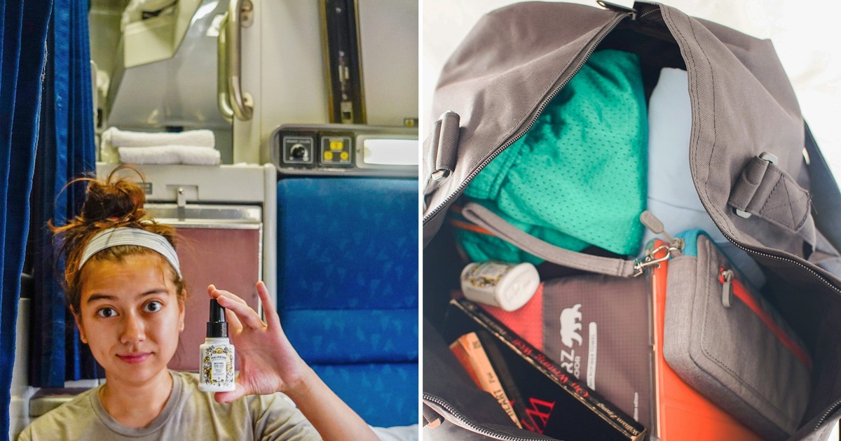 I spent 60 hours on Amtrak trains with a carryon bag and a backpack
